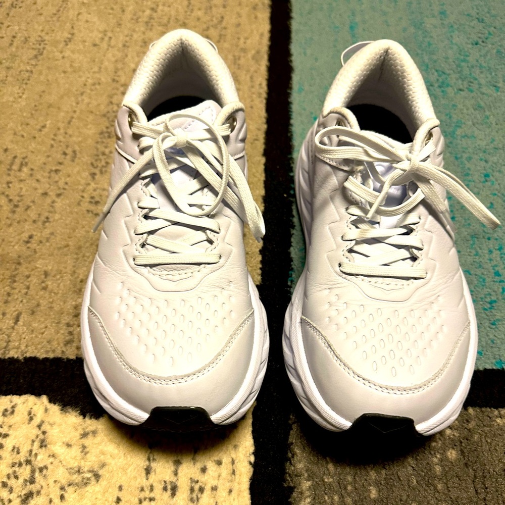 Hoka One One White Athletic Shoes